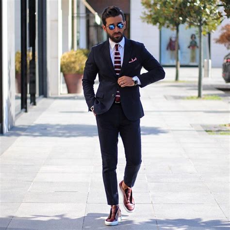 suits for men with sneakers.